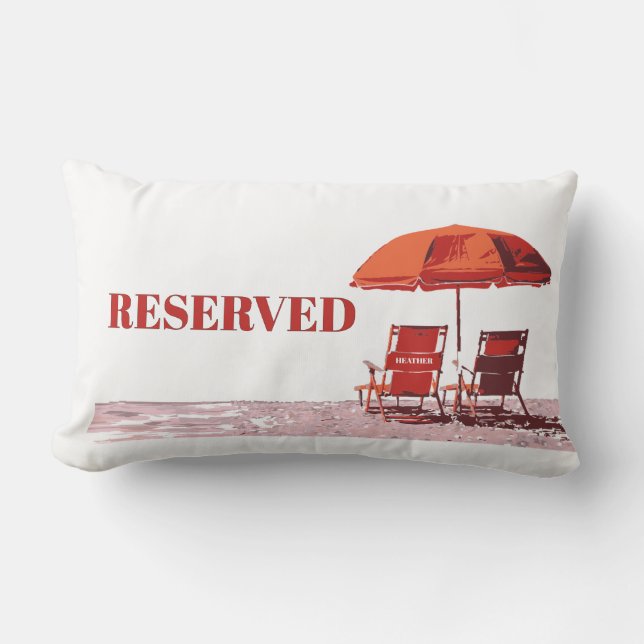 Rectangle SMART ! 🏖️ Coussin de plage réservé – Ajouter un  (Recto)