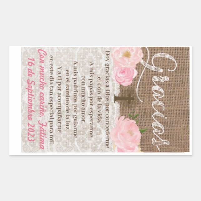 Rectangle Stickers (Vorderseite)