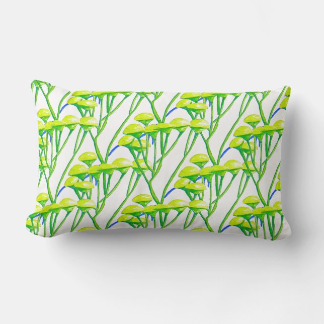 Rectangle Tansy (B) sur un Coussin Lumbar (Recto)