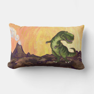 Rectangle Têtes Tyrannosaurus Coussin