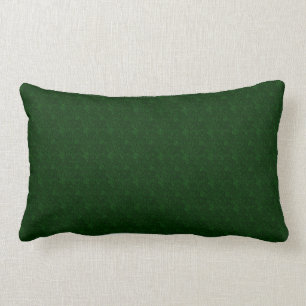 Rectangle Texture verte de la forêt Imprimer Coussin Lumbar