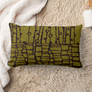 Rectangle Toile culturelle • Coussin lombaire afrocentrique