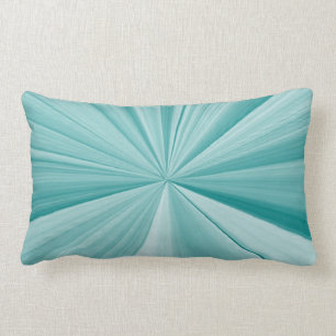 Rectangle Turquoise et coussin turquoise de noeud de