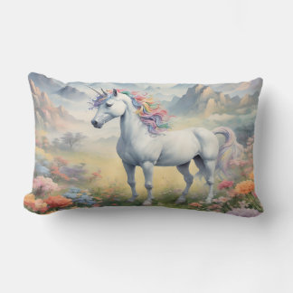 Rectangle Unicorn Lumbar Coussin