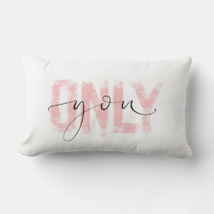Rectangle Uniquement vous/In Love Melon Lumbar Coussin