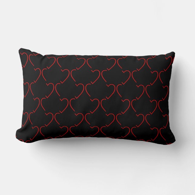 Rectangle Valentine Coussin de coeur (Recto)
