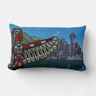 Rectangle Vancouver Souvenir Coussin Vancouver Cadeau de mar