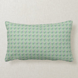 Rectangle Vert sauge avec le coussin lombaire de petit