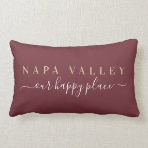Rectangle Vin Napa Valley Bonne Place Lumbar Coussin