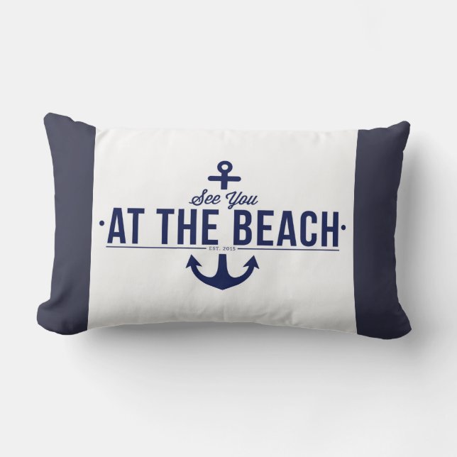 Rectangle Voyez-vous au coussin de plage (Recto)