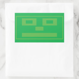 Rectanglely-Aufkleber Rechteckiger Aufkleber