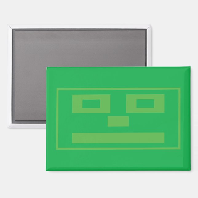 Rectanglely Magnet (Vorderseite/Rückseite)