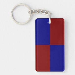Rectangles rouge foncé et bleu