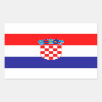 Croatie* Sticker Drapeau /Hrvatska zastava naljepn