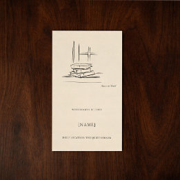 Rectangulaire Custom Ex Libris Bookplate Sticker | Dark Academia