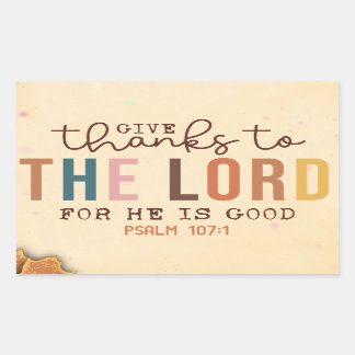 Rectangulaire Donner Merci Sticker