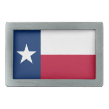 Drapeau de boucle de ceinture du Texas