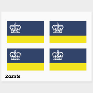 Rectangulaire Drapeau de Regina (Saskatchewan) Sticker