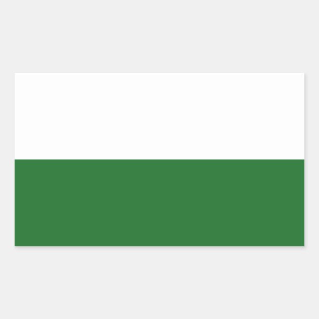 Rectangulaire Drapeau de Saxony Rectangular Sticker (Devant)