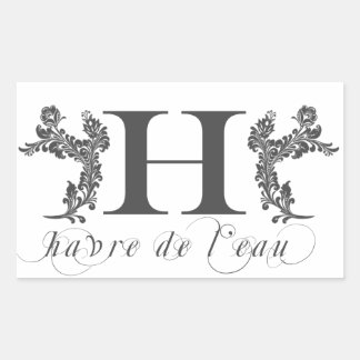 Rectangulaire Haverleau : Sticker Rectangle