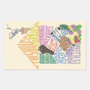 Rectangulaire Kenji Kimura Kindness Is Everything Sticker