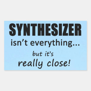 Rectangulaire Le synthétiseur n'est pas tout Sticker rectangulai