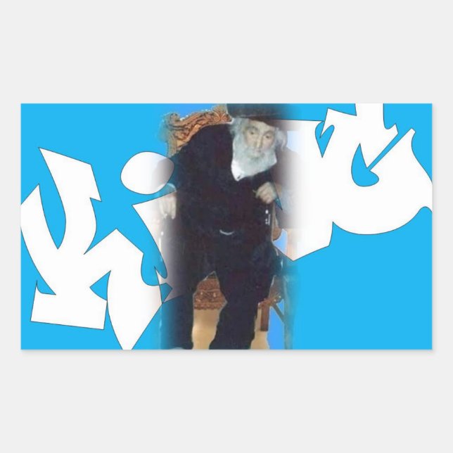 Rectangulaire Saba King Sticker Rectangle (Devant)