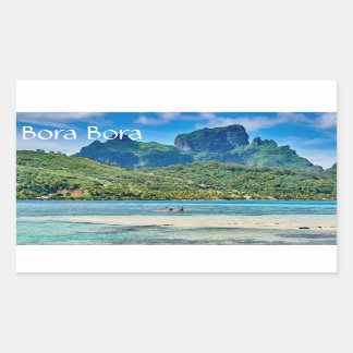 Rectangulaire Sticker Bora Bora