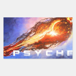 Rectangulaire Sticker CSR Mission Psyche