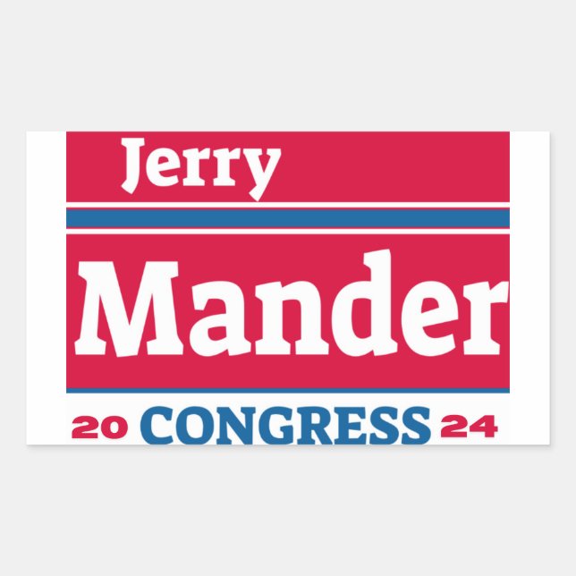 Rectangulaire Sticker de campagne Jerry Mander (Devant)