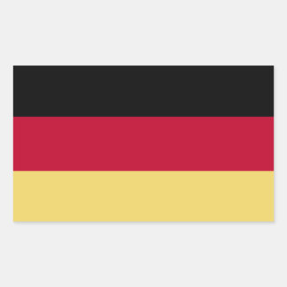 Rectangulaire Sticker de marque allemande