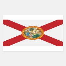 Sticker drapeau de l'État de Floride