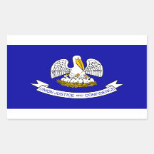 Sticker Drapeau Louisiana