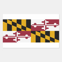 Sticker du drapeau de l'État du Maryland