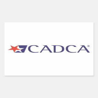 Rectangulaire Sticker du logo CADCA