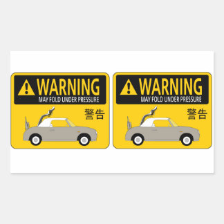 Rectangulaire Sticker Figaro