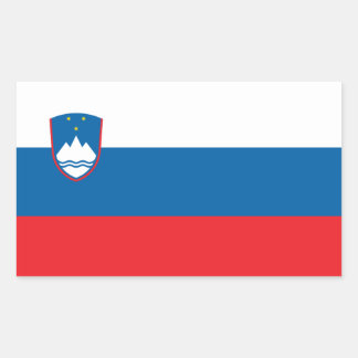 Rectangulaire Sticker indicateur Slovénie