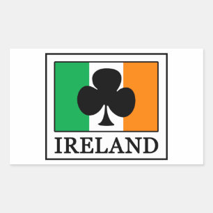 Rectangulaire sticker irlandais