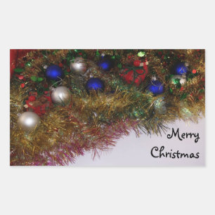 Rectangulaire Sticker Joyeux Noël