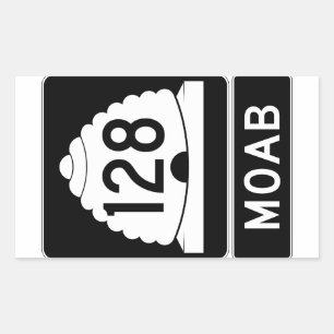 Rectangulaire Sticker Moab Utah