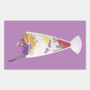Rectangulaire Sticker Pinoy Favoris Halo-halo