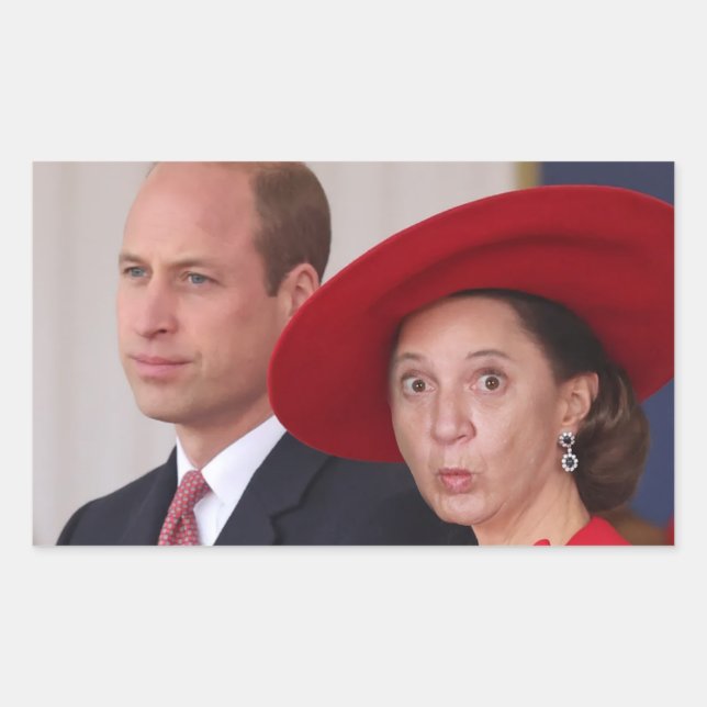 Rectangulaire sticker Princess Kate (Devant)
