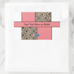 Rectangulaire Sticker Rec. (Peach LED S.C.C.) RFPMDesigns ©️ 202