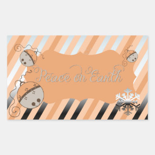 Rectangulaire Sticker Rectangle de bande de cloches de broche