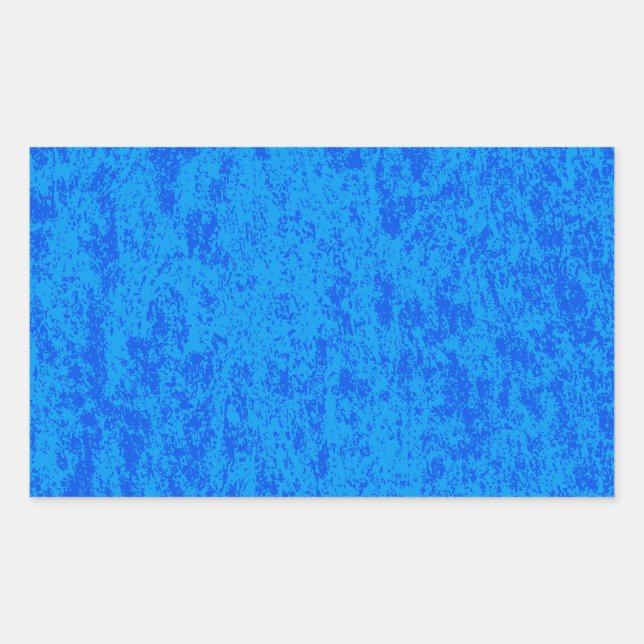 Rectangulaire Sticker Rectangle en marbre bleu (Devant)