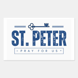 Rectangulaire Sticker St. Peter