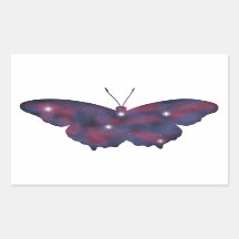 Sticker Starscape pour papillon foncé
