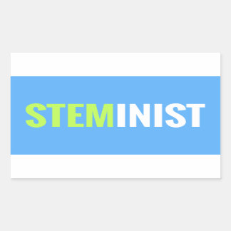 Rectangulaire Sticker STEMinist - Rectangle