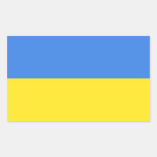 Rectangulaire Sticker Ukraine drapeau ukrainien