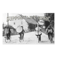 Support Sticker Live Local Music